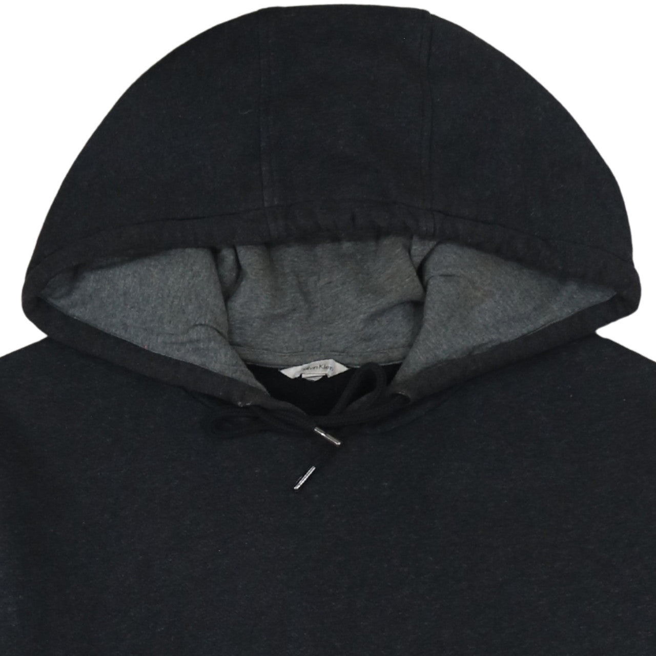 Calvin Klein Men's Black Pullover Hoodie L Regular Fit Fleece