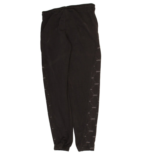 Adidas Womens Black Jogger Sweatpants Size S Elastic Waist Drawstring