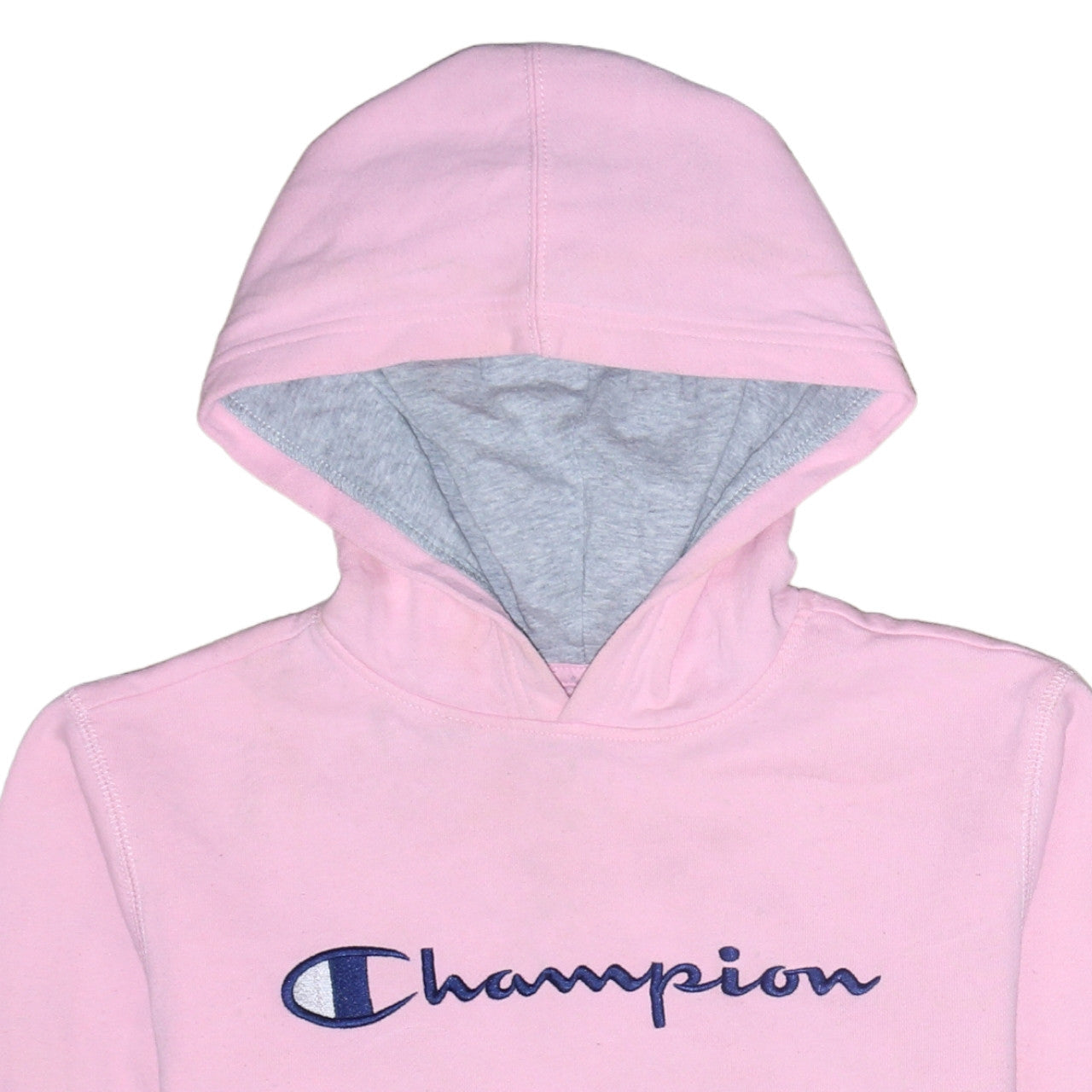 Champion Women's Pink Pullover Hoodie XL Logo Fleece Sweatshirt