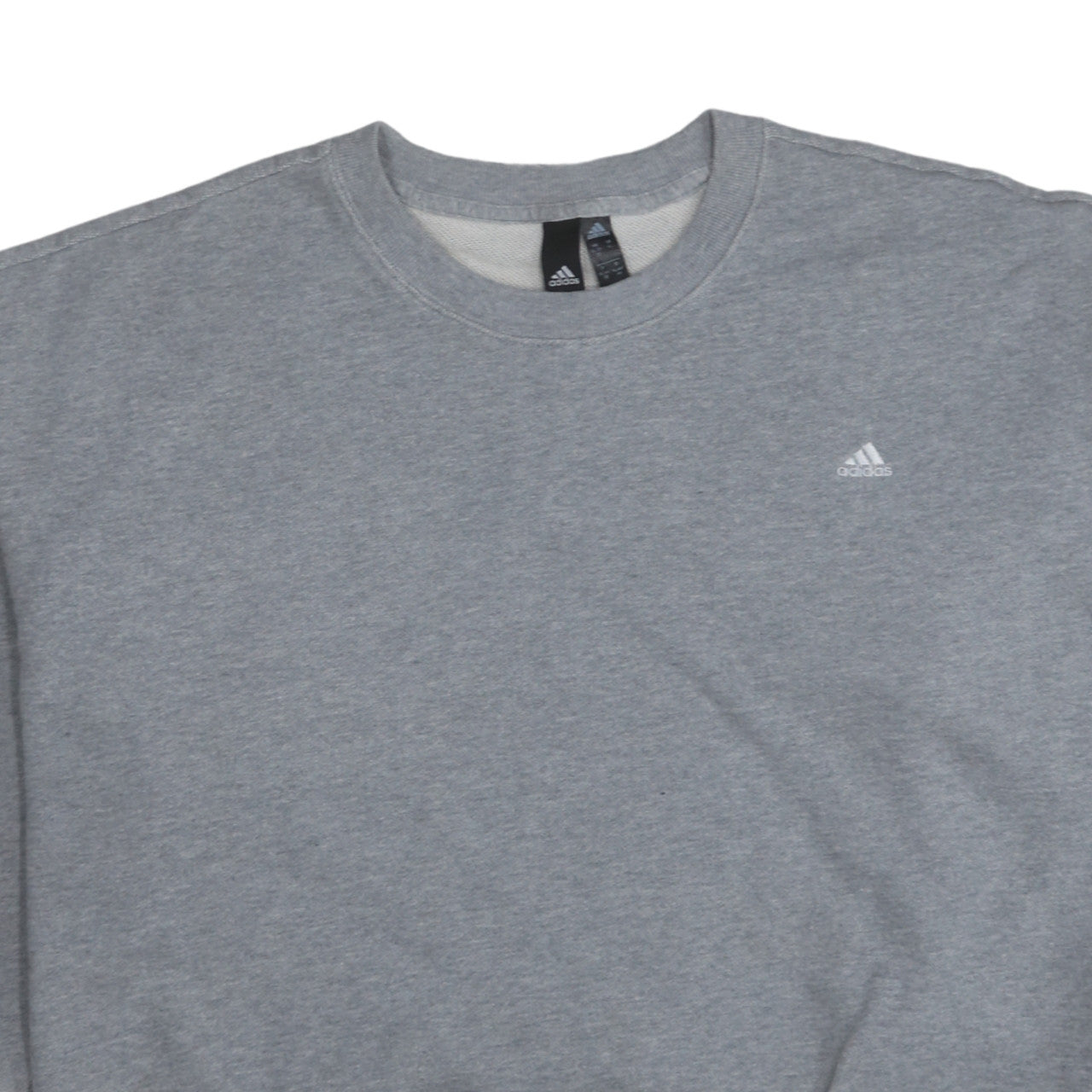 Adidas Women’s Grey XL Crew Neck Pullover Sweatshirt Classic Logo