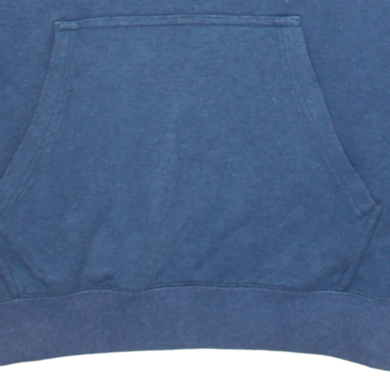 Champion Mens Blue Pullover Hoodie Large Logo Sports Cotton Blend