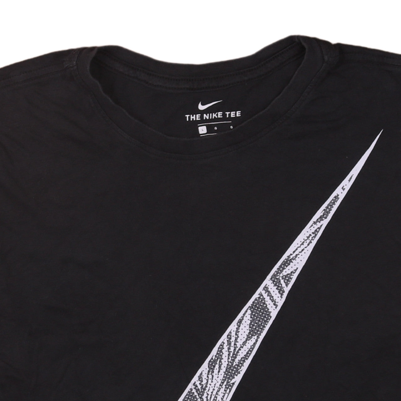 Nike Men's Black Large Athletic Fit Graphic Print T-Shirt