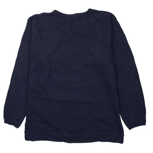 Champion Men's Blue 2XL Pullover Sweatshirt Embroidered Logo