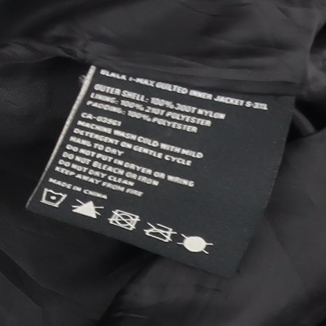 Dakota Men’s Black XL Puffer Jacket Nylon Winter Outdoor Full Zip
