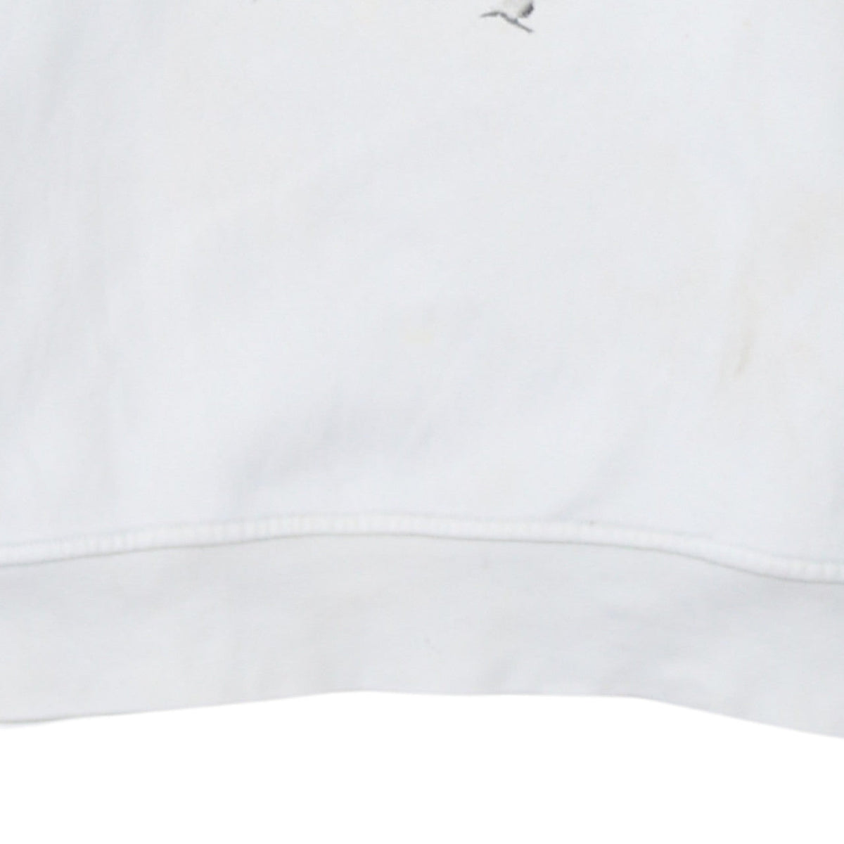Additional view of Adidas men’s white navy xl pullover crew neck logo sweatshirt