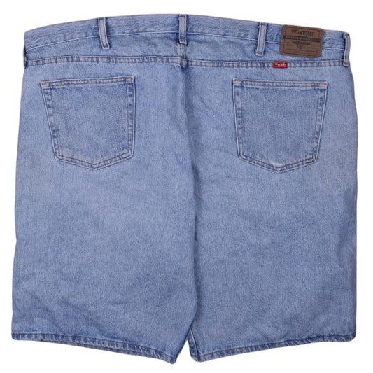 Wrangler Men's Blue Denim Relaxed Fit Casual Shorts Size 46