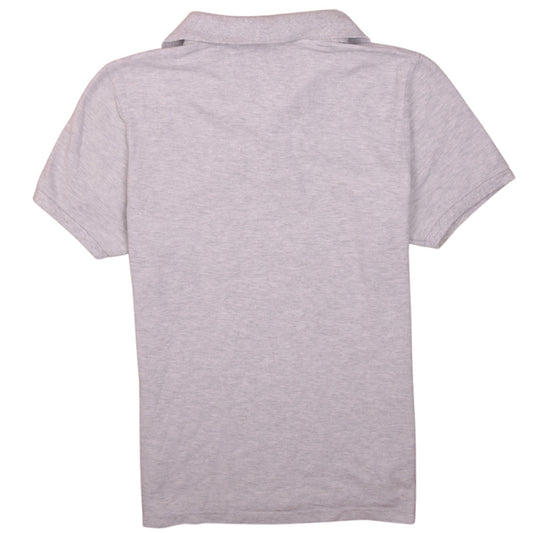 Lee Mens Grey Short Sleeve Polo Shirt Size L Regular Fit