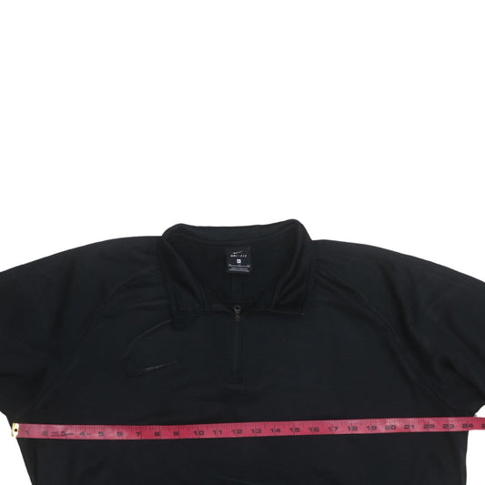 Nike Men's Black XL Dri-FIT 1/4 Zip Pullover Sweatshirt