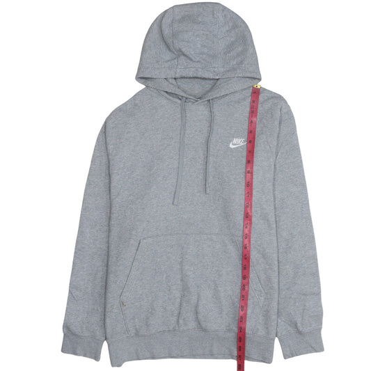 Nike Men's Grey L Pullover Hoodie Sports Fleece Sweatshirt