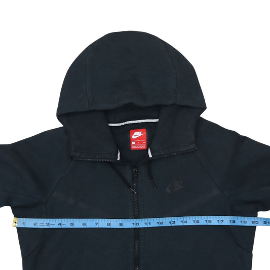 Nike Men's Black Small Full Zip Fleece Hoodie