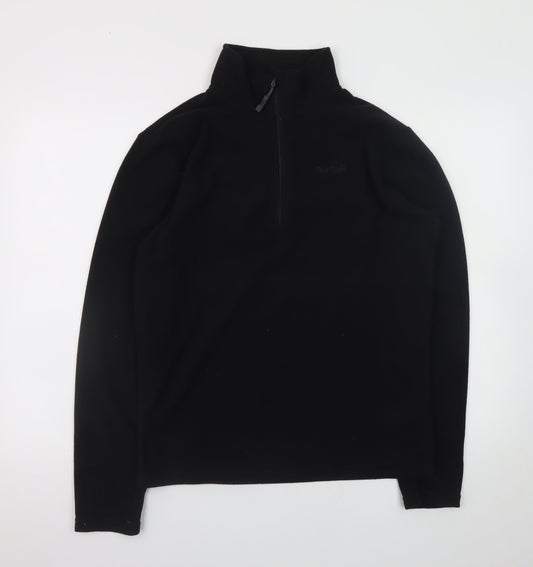 Peter Storm Men’s Black Fleece 1/4 Zip Pullover Sweatshirt S