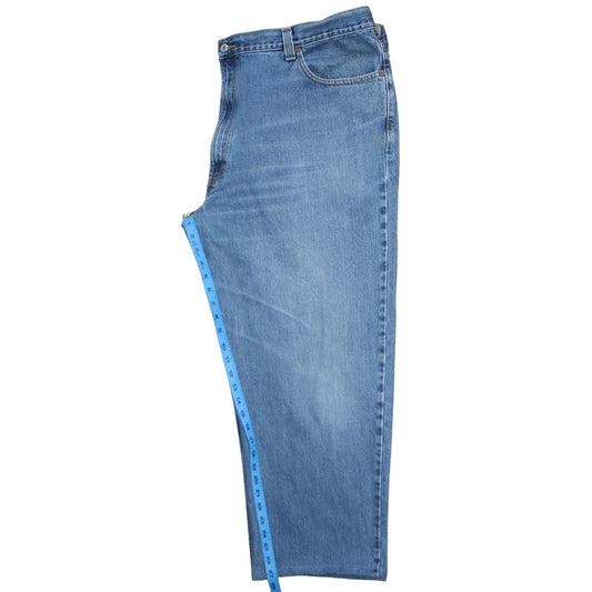 Levi's Men's Blue 550 Relaxed Fit Denim Jeans W46 L32 Straight Leg
