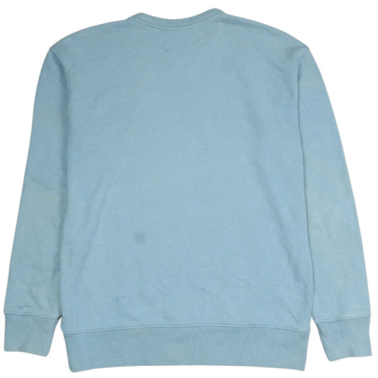 Hollister Men’s Blue Crew Neck Pullover Sweatshirt Size M