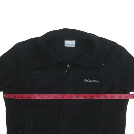 Columbia Men's Black Fleece Full Zip Jacket Size S Outdoor