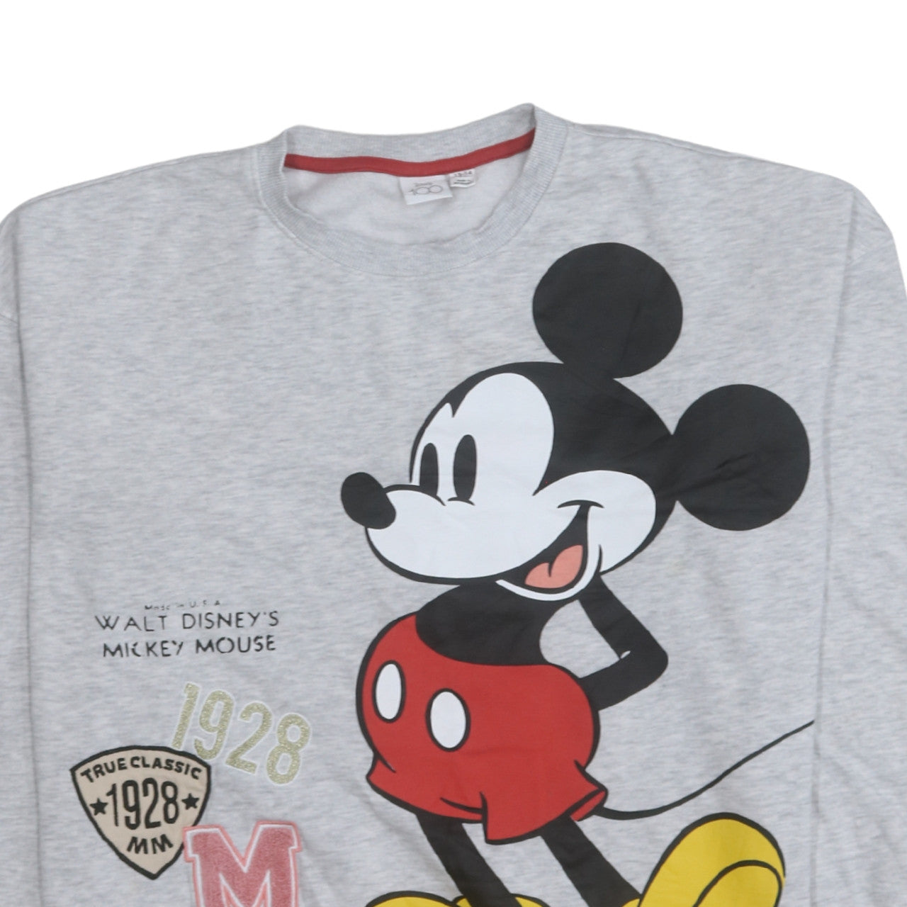Additional view of Marks & Spencer girls’ grey mickey mouse sweatshirt 13-14 years disney 100