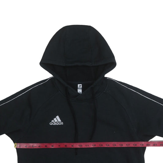Adidas Men's Black Pullover Hoodie Size S Hooded Fleece Sweatshirt