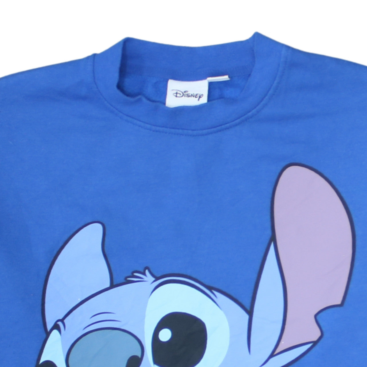 Disney Womens Blue Stitch Sweatshirt Size S UK 10/12 Pullover