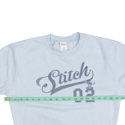 Disney Women’s Blue Stitch 02 Sweatshirt Size S Classic Fit