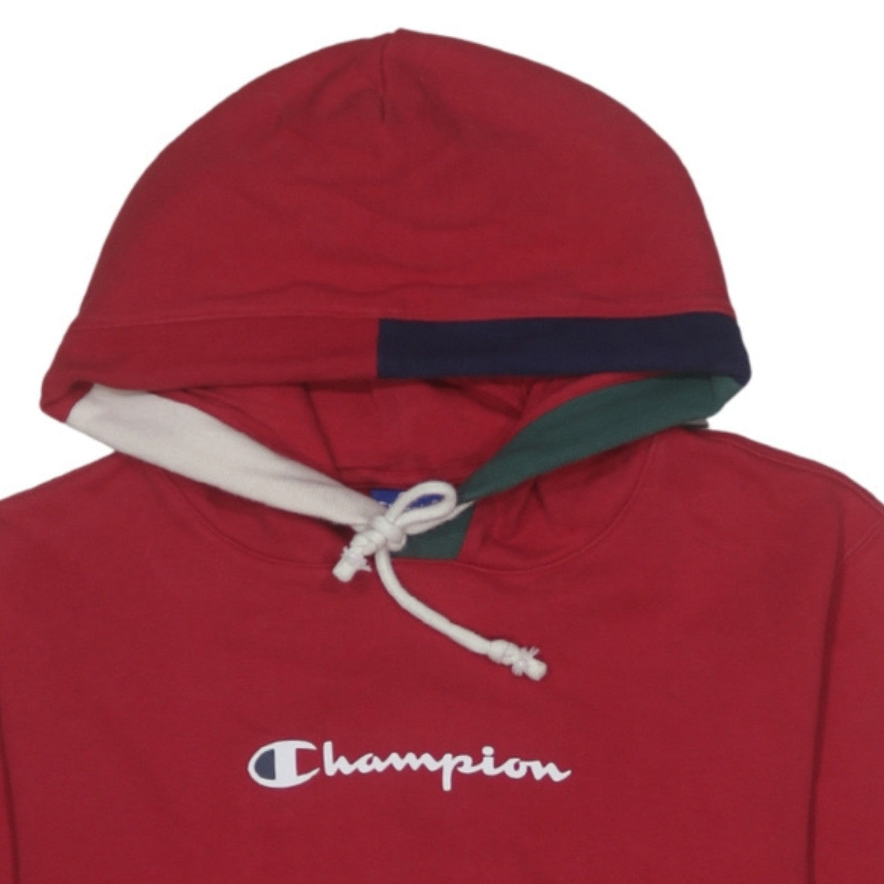 Champion Men's Red Small Pullover Hoodie Fleece Sportswear