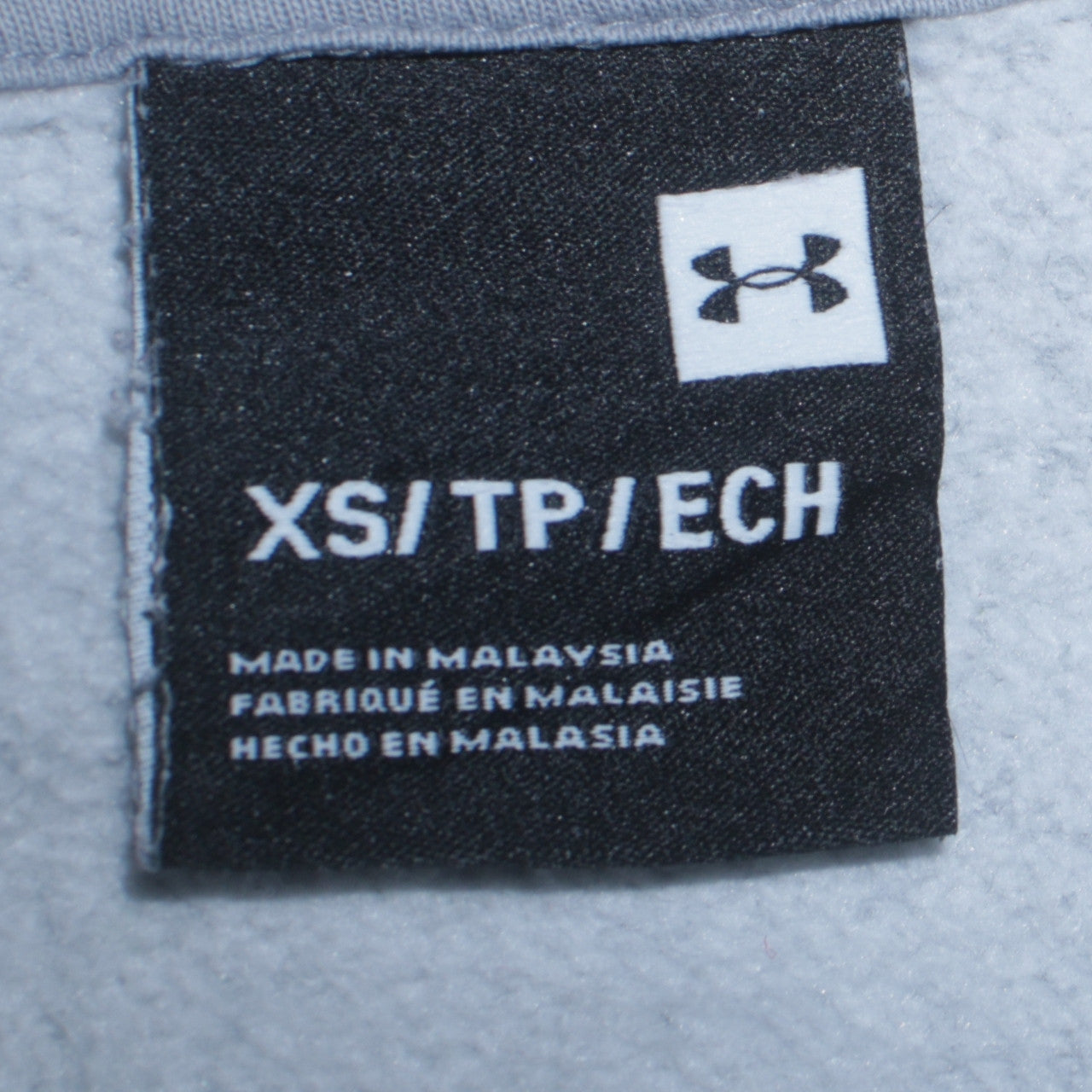 Under Armour Men's Grey XS Pullover Hoodie with Logo