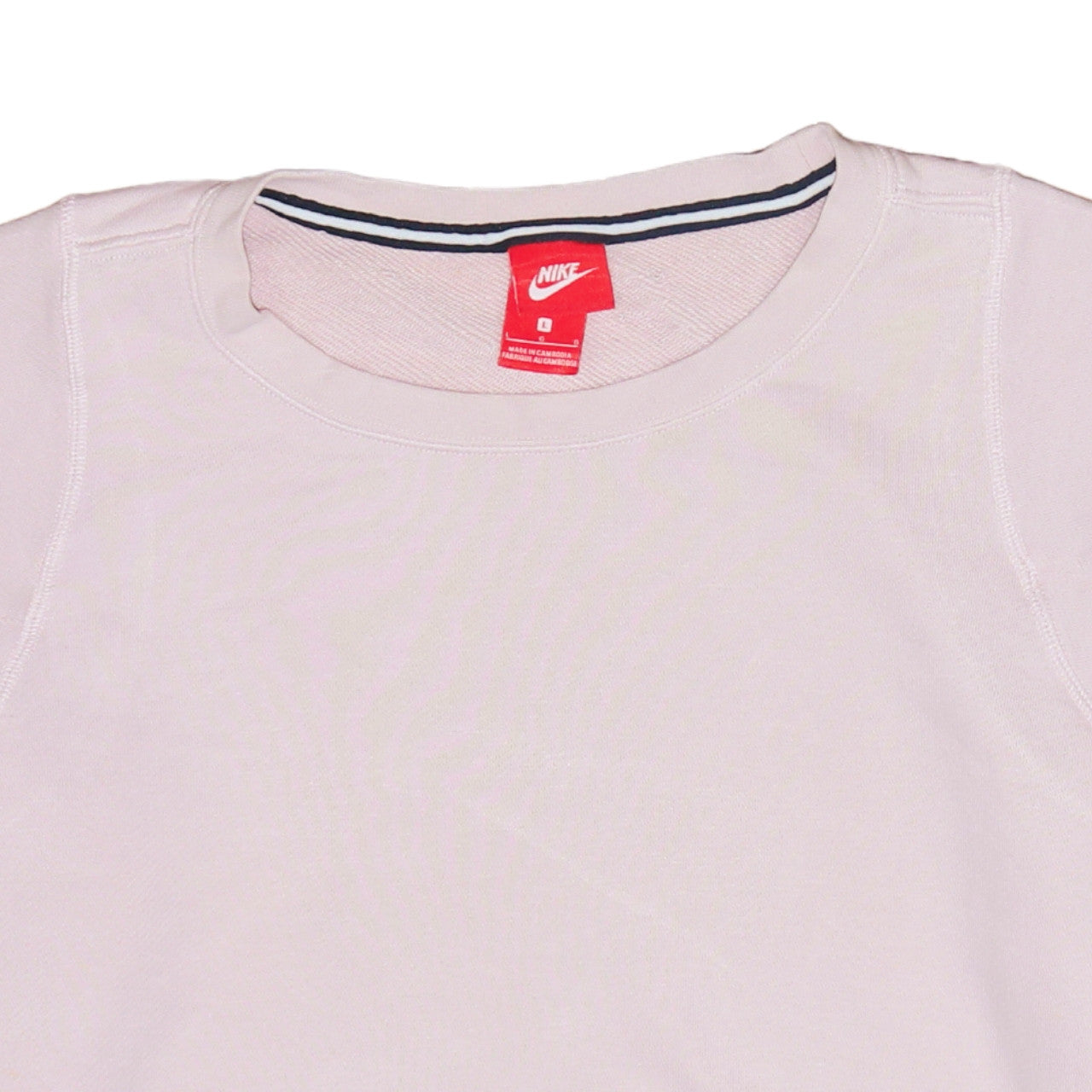 Nike Women’s Pink Sweatshirt Large Pullover Crew Neck Casual