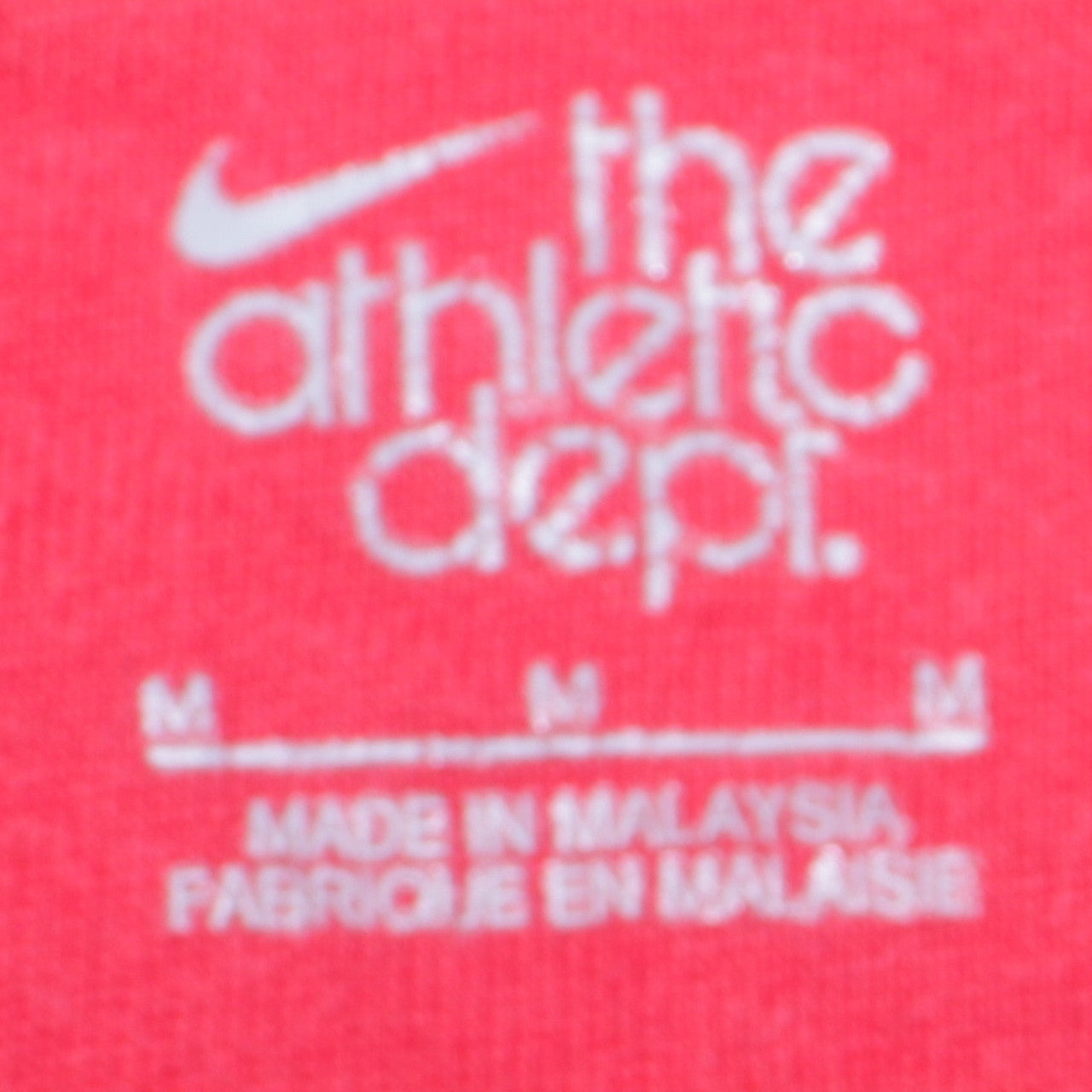 Nike Men's Red Pullover Hoodie M Athletic Dept Logo Fleece