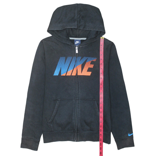 Nike Boys Black Full Zip Fleece Hoodie 13-14 Years