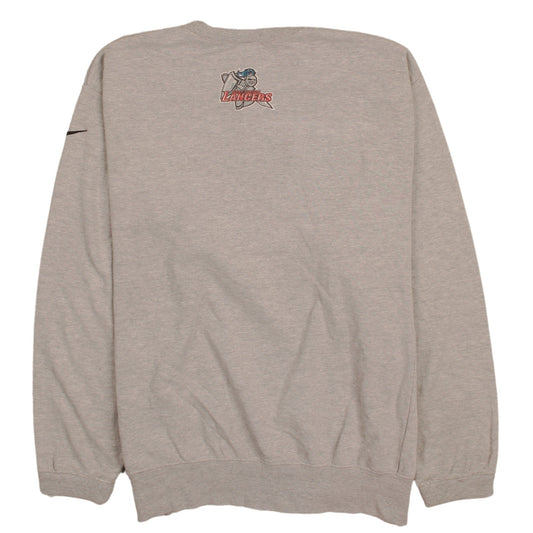 Nike Mens Grey East Union Basketball Sweatshirt L Pullover