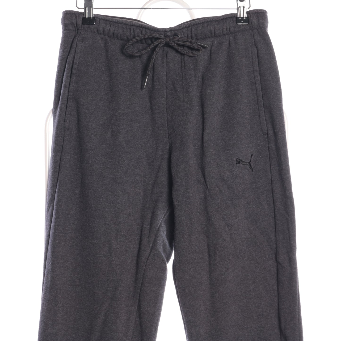 Puma Men’s Grey Regular Fit Sweatpants Tapered Casual Trousers M
