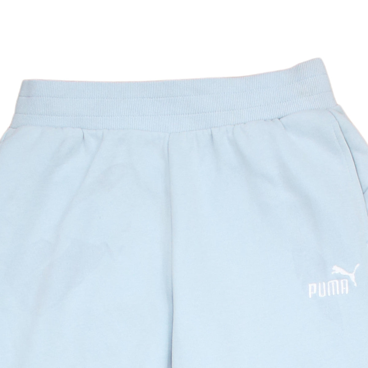 Additional view of Puma Women Blue Fleece Sweatpants M Regular Fit Casual Sports