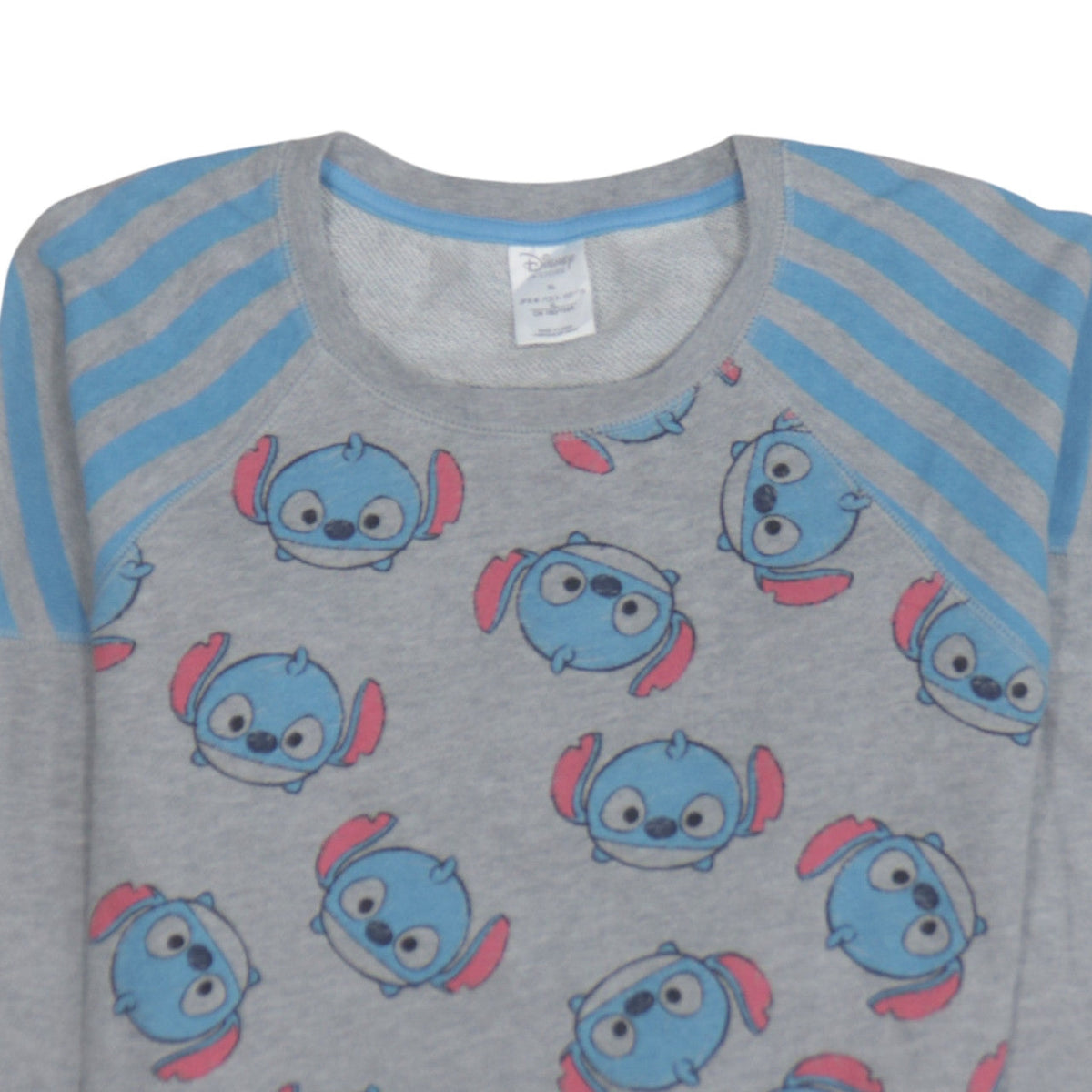 Additional view of Disney girls’ grey stitch print pullover sweatshirt xl