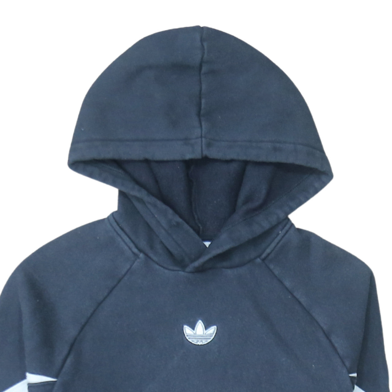 Adidas Men's Black Pullover Hoodie Small Logo Fleece Sweatshirt
