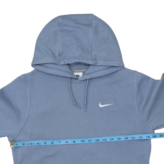 Nike Men's Blue Pullover Hoodie S Regular Fit Fleece Sportswear