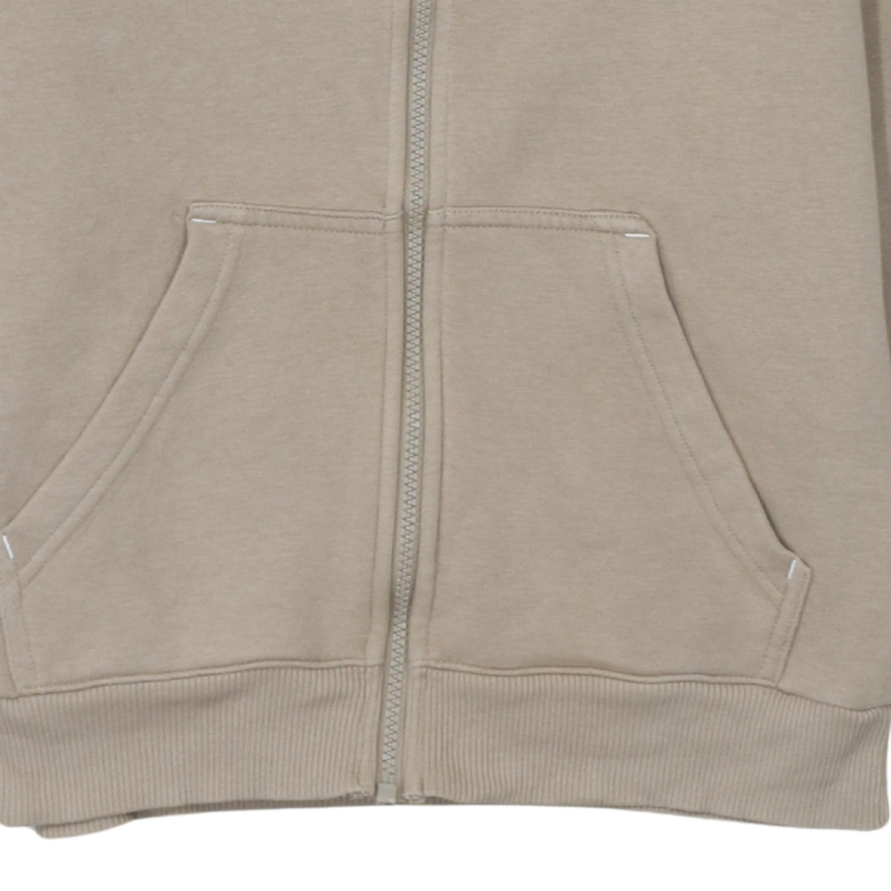 Adidas Men’s Beige Full Zip Hoodie XS Sports Fleece Sweatshirt