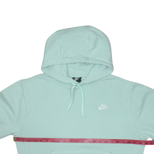 Nike Women’s Mint Green Pullover Hoodie Size S Cotton Blend