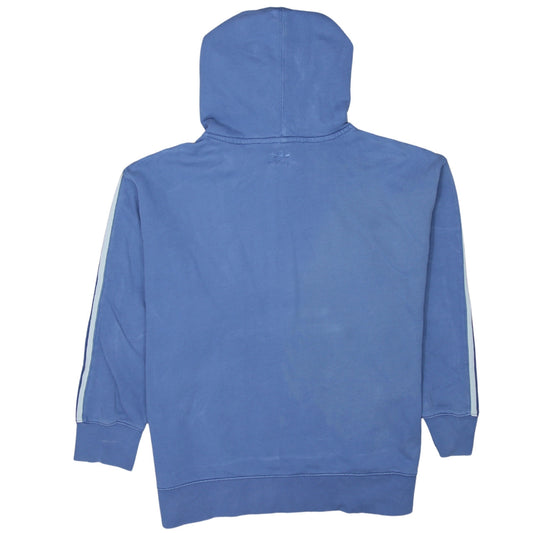 Adidas Women Blue Pullover Hoodie Size 18 Logo Hooded Sweatshirt