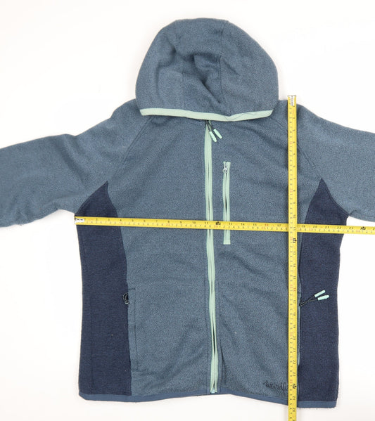 Weird Fish Women's Blue Size 18 Hooded Fleece Jacket