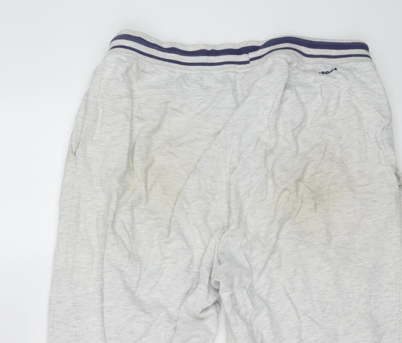 KangaROOS Women's Grey Cotton Blend Jogger Trousers Size 16