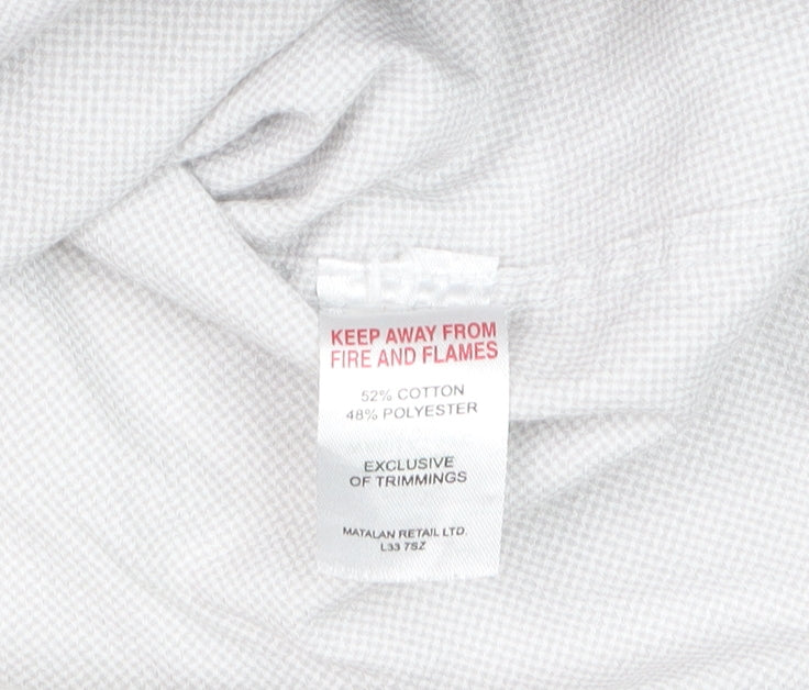 Taylor & Wright Women's White Slim Fit Long Sleeve Button-Up Shirt Size 16