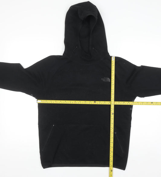 The North Face Men's Black Pullover Hoodie Size S Polyester Fleece