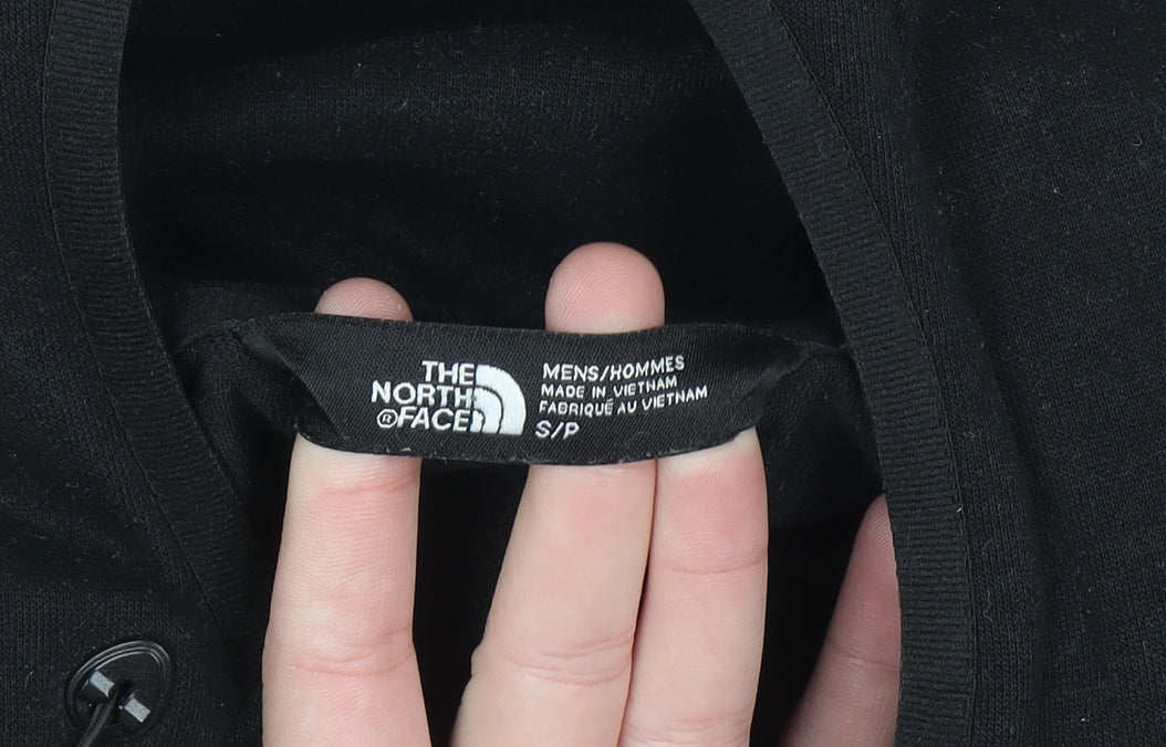 The North Face Men's Black Pullover Hoodie Size S Polyester Fleece