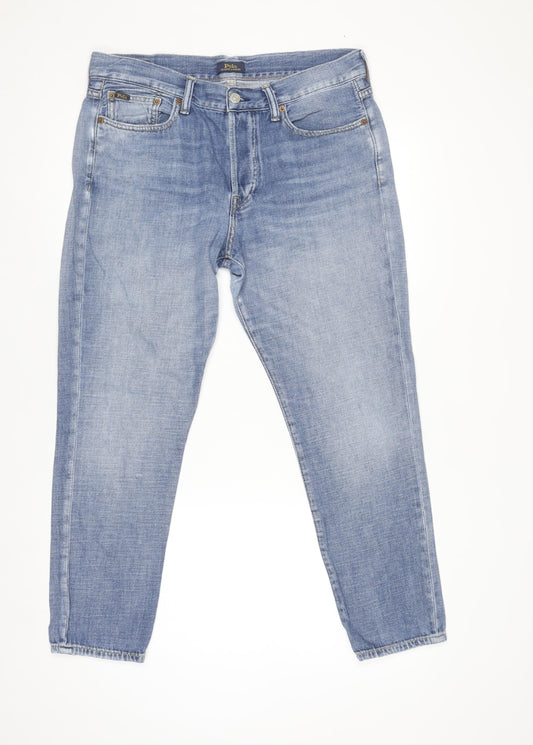 Polo Women’s Blue Denim Straight Leg Jeans Size 29R Cotton