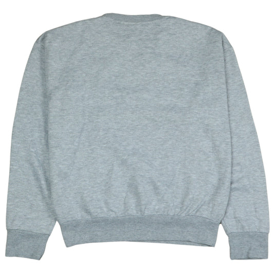 Disney Womens Grey Mickey & Minnie Sweatshirt 2XS Crew Neck Pullover