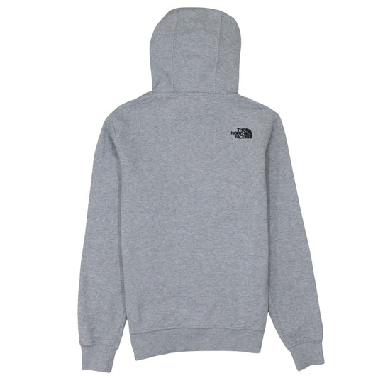 The North Face Men’s Grey Pullover Hoodie S Regular Fit Embroidered Logo