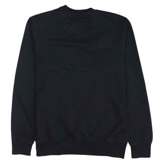 Nike Women's Black White Logo Crew Neck Pullover Sweatshirt L