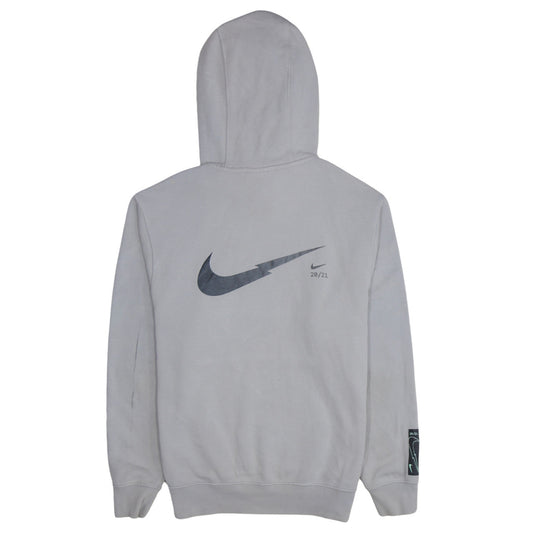 Nike Men's Grey Pullover Hoodie S Classic Fit Sportswear