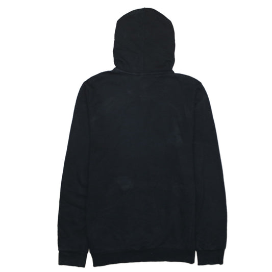 Adidas Boys Black Pullover Hoodie 15-16 Years Logo Sportswear