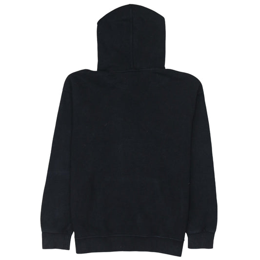 Adidas Womens Black Pullover Hoodie Size M Graphic Logo Print
