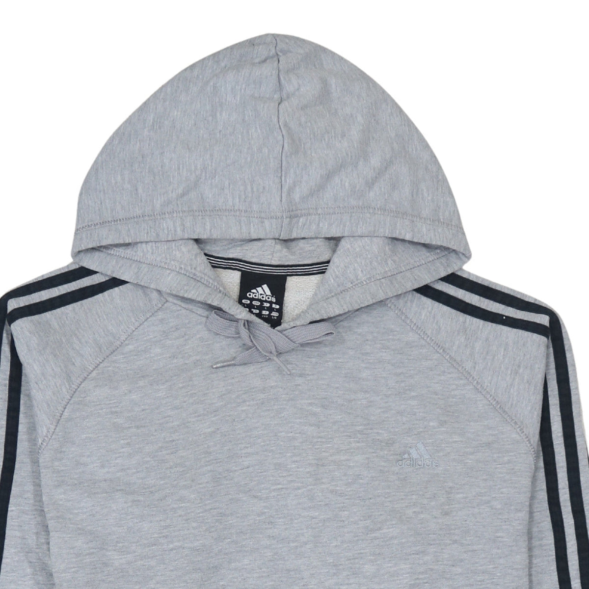 Additional view of Adidas men’s grey pullover hoodie l regular fit sports sweatshirt
