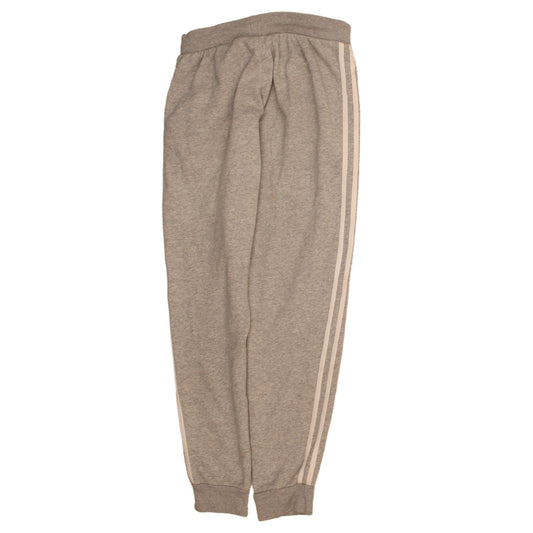 Adidas Women Grey XS Jogger Trousers with Stripes and Logo